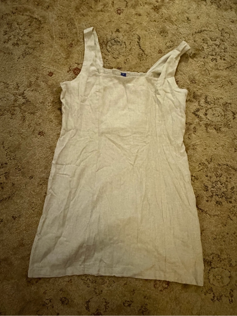 EUC Old Navy Classic Sleeveless Linen Blend long top XL versatile neutral